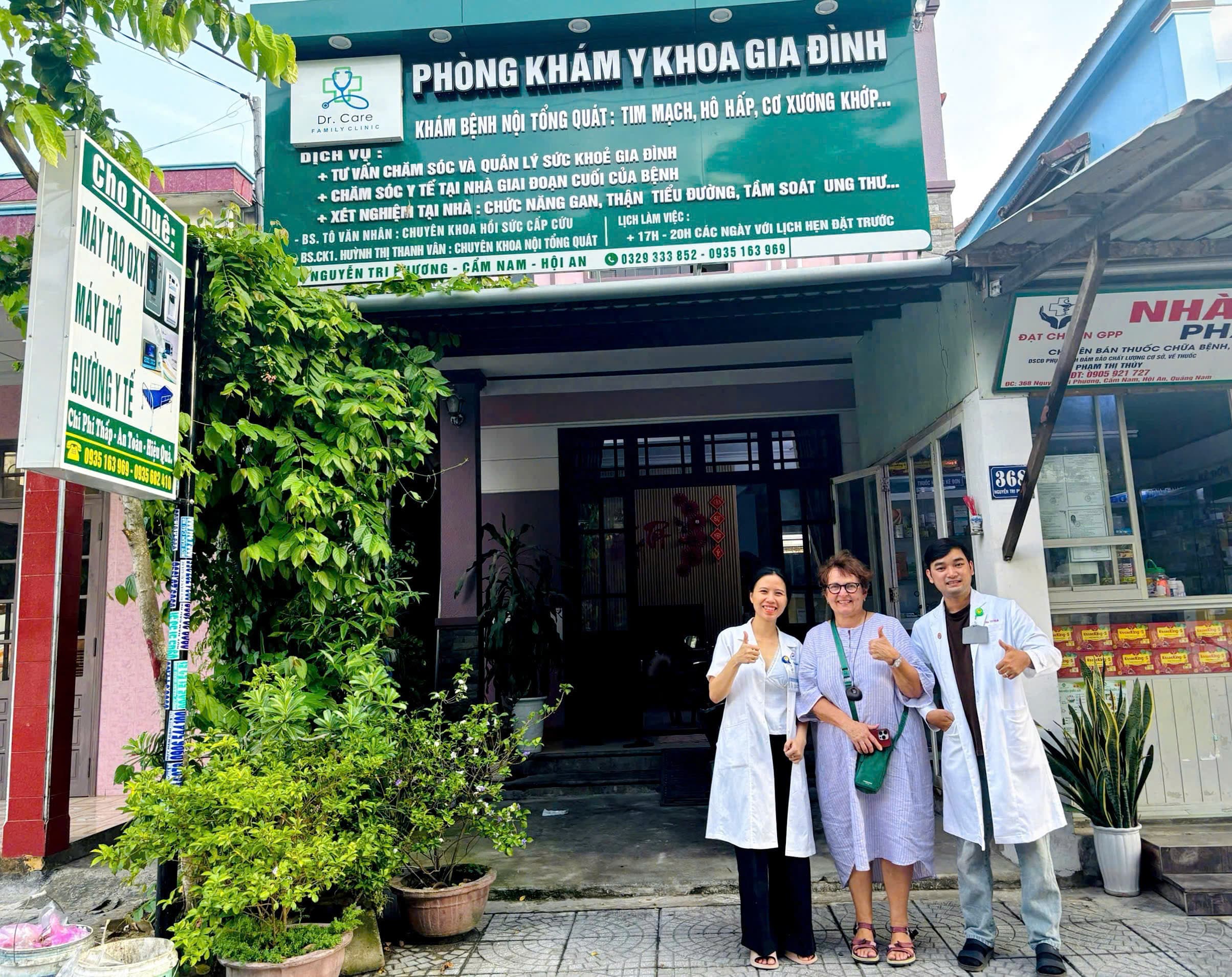 British tourist visiting the clinic