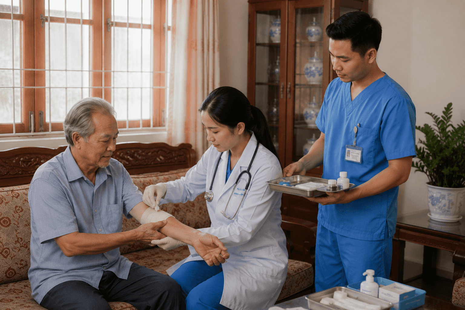 Khám và điều trị tại nhà tại Hội An - Giải pháp chăm sóc y tế an toàn, thuận tiện và liên tục